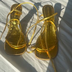 Bottega Gold heels